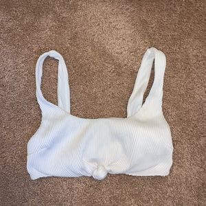 HOLLISTER. White bathing suit top.